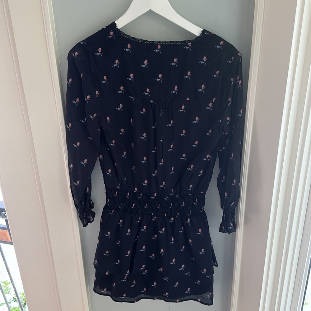 PAIGE Serrano Long Sleeve Fit & Flare Dress - Picture 7 of 8